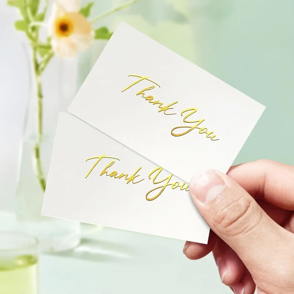 120 White Thank You Cards